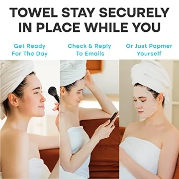 Luxe Beauty Microfiber Hair Towel - Quick-Dry & Absorbent