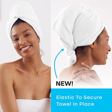 Luxe Beauty Microfiber Hair Towel - Quick-Dry & Absorbent