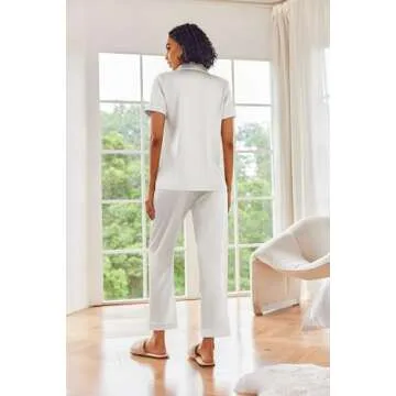 Ekouaer Silk Satin Pajamas for Women - Luxurious Comfort