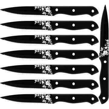 Stapava Steak Knives Set of 8 - Sharp & Stylish