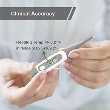 Easy@Home Digital Thermometer - Quick & Accurate Readings