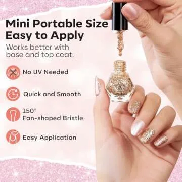 Modelones 12-Color Nail Polish Set for Fall & Winter