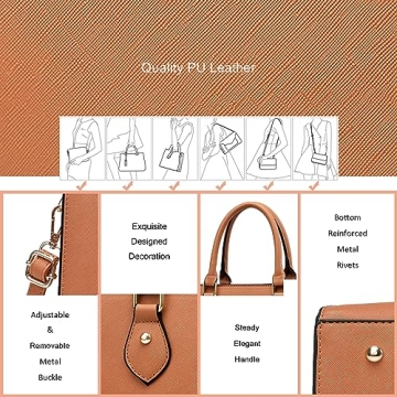 CHICAROUSAL Eco-Friendly Crossbody Purse for Women