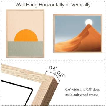 KAUND Picture Frame: Elegant Natural Oak Design 8x10