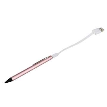 GBSELL Screen Touch Pen Stylus with USB Charging Wire for iPhone 6/6s Plus 7/7s Plus (Rose Gold)
