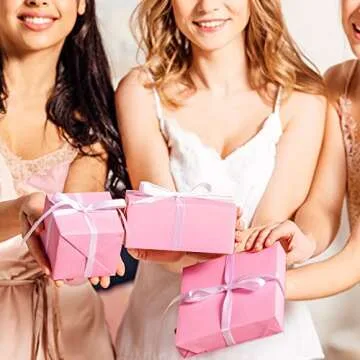 Teling 500 Sheets Kraft Tissue Paper for Gift Bags 14 x 20 Inches Valentine's Day Gift Wrapping Paper Bulk for New Year Weddings Birthday DIY Project Wrapping Crafts Decor(Light Pink)