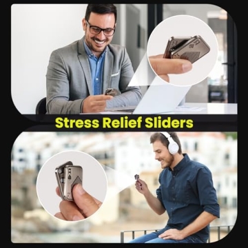 SOWSUN Metal Poker Fidget Slider for Stress Relief