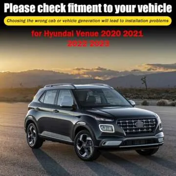 LETINGFAR Window Visors Rain Guards for Hyundai Venue 2020 2021 2022 2023 Accessories, Wind Deflectors Vent Shades for Hyundai Venue