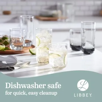 Libbey Polaris Tumbler Rock Glass Set - Stylish 16 Pieces