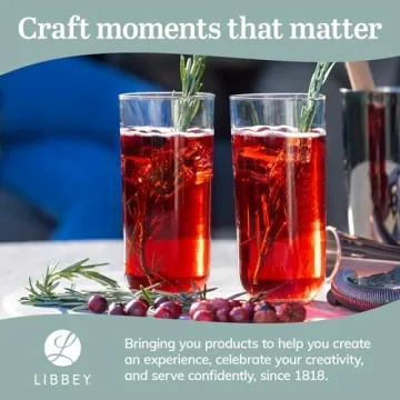 Libbey Polaris Tumbler Rock Glass Set - Stylish 16 Pieces