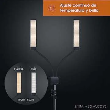 GLAMCOR Ultra X Portable LED Lighting Kit for Professionals