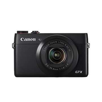 Canon G7 X CR 20.2 MP PowerShot CMOS Digital Camera with optical Zoom (24mm-100mm) 3 Inch Touchscreen 1080P Video, Renewed, Black