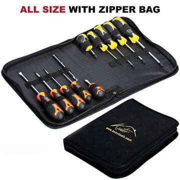 Kutir Screwdriver Set - 11-Piece Magnetic Toolkit for Mechanics