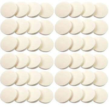48 Cosmetic Sponge Round Foam Pad Make Up Applicator Foundation Powder Blender