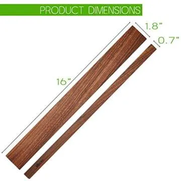 Mr.Art Wood Magnetic Wooden Kitchen Knife Holder Strip Bar, Size 16” – Store Knives and Tools Efficiently, Versatile and Multipurpose, 100% Natural Walnut Wood