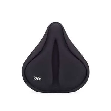 BC Bicycle Company Gel Saddle Cover Comfortable Seat Cover for Mountain, Road and Hybrid, Bikes – Med