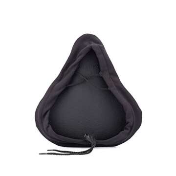 BC Bicycle Company Gel Saddle Cover Comfortable Seat Cover for Mountain, Road and Hybrid, Bikes – Med