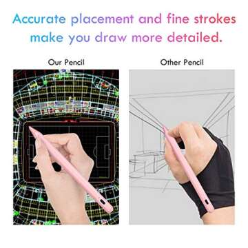 Stylus Pen for iPad with Enhanced Precision and Battery Life