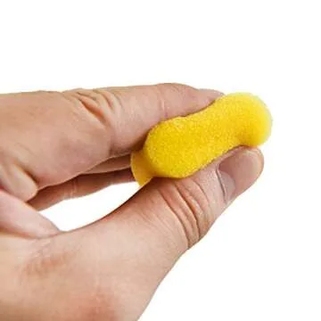 Timoo 60 Pcs Round Sponges Brush Set, Kids Painting Tools for Arts and Crafts, Stencils, Painting (4 Sizes)