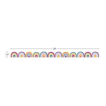Teacher Created Resources Oh Happy Day Rainbows Magnetic Border (TCR77560)