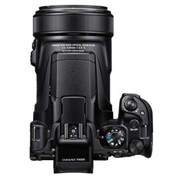 Nikon COOLPIX P1000 Digital Camera Bundle with Filter Kit, Shoulder Bag, Memory Card, Cleaning Kit, Card Reader, Memory Card Wallet, Software Kit