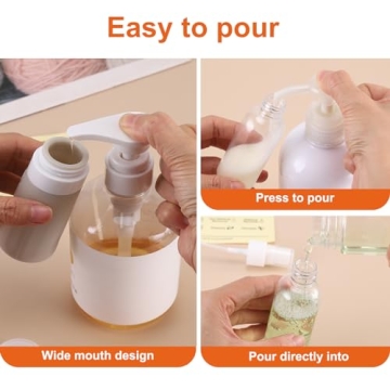 TSA Approved Silicone Travel Bottles Leak Proof BPA Free