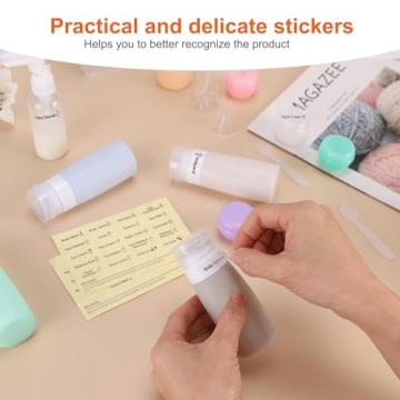 TSA Approved Silicone Travel Bottles Leak Proof BPA Free