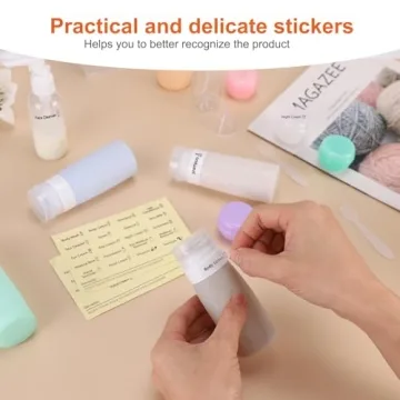 TSA Approved Silicone Travel Bottles Leak Proof BPA Free