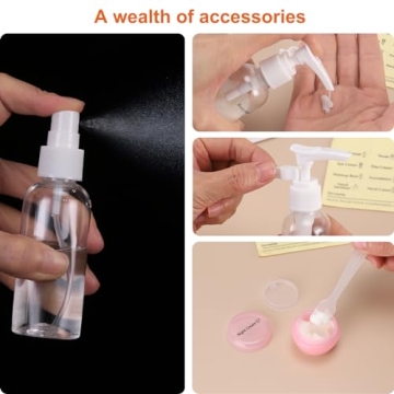 TSA Approved Silicone Travel Bottles Leak Proof BPA Free