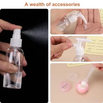 TSA Approved Silicone Travel Bottles Leak Proof BPA Free