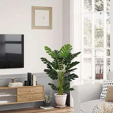 VIAGDO 4ft Artificial Monstera Plant for Home Decor