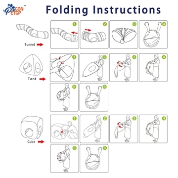 GONPETGP Interactive Cat Tunnels & Cube Tent Combo