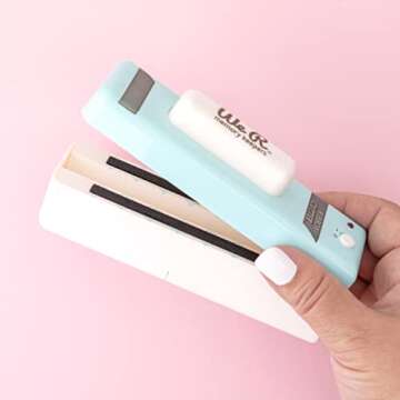 We R Memory Keepers, Heated Ribbon Cutter and Sealer, Battery Powered, Automatic Ribbon Cutter Machine for Flowers, Gifts, Packages and More