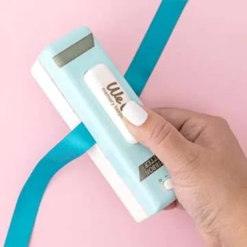 We R Memory Keepers, Heated Ribbon Cutter and Sealer, Battery Powered, Automatic Ribbon Cutter Machine for Flowers, Gifts, Packages and More