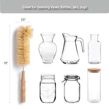 Eco-Friendly Bottle & Straw Brush Set by Hello Nature
