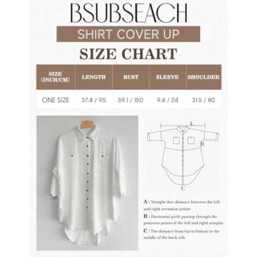 Stylish Bsubseach Women's Swimsuit Cover-up for Summer Fun