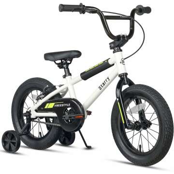 12-16 Inch Kids BMX Style Bike with Training Wheels for Toddlers