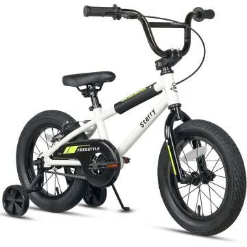 12-16 Inch Kids BMX Style Bike with Training Wheels for Toddlers