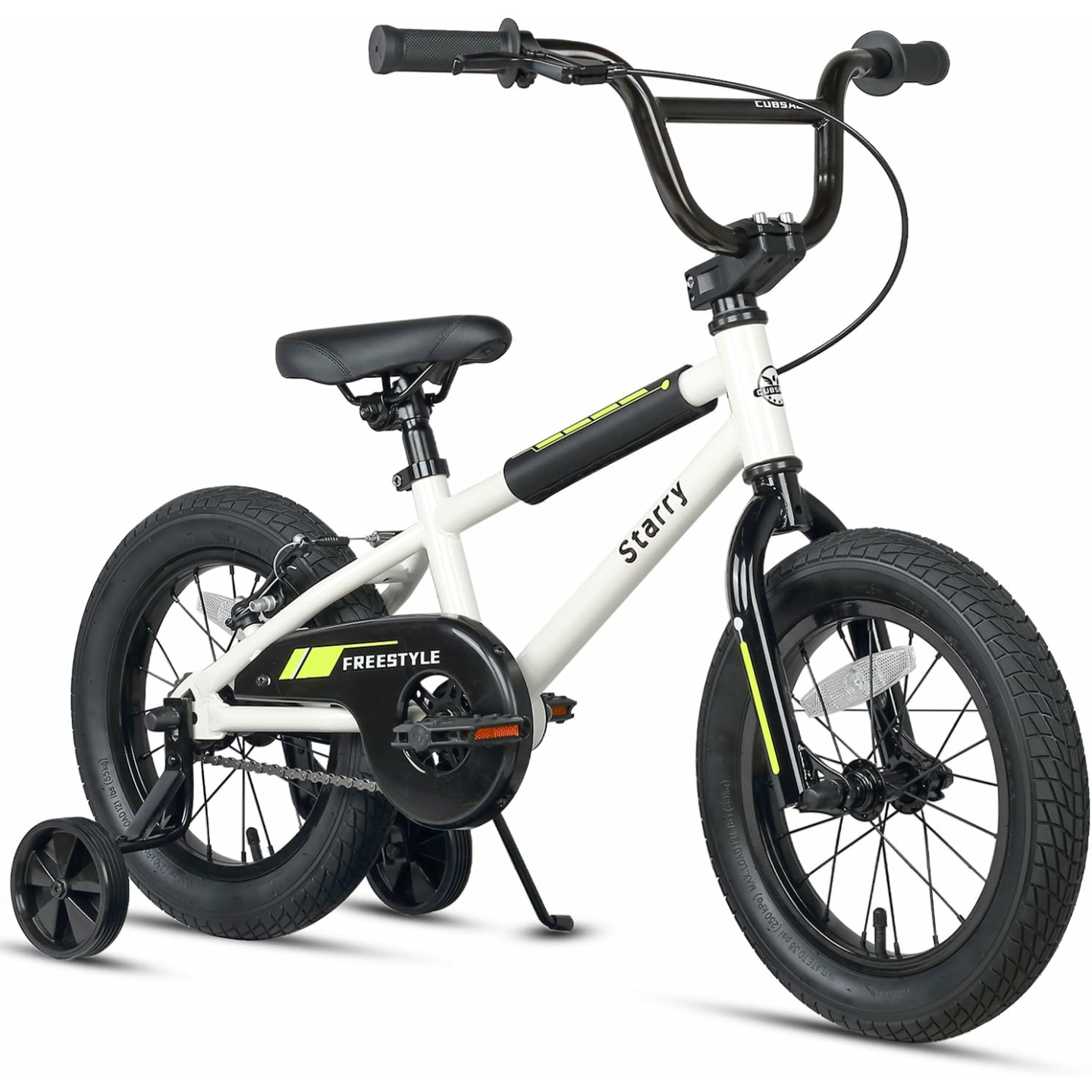 Kids BMX Bicycle with Training Wheels for Ages 1-8
