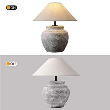 Stylish Handmade Ceramic Table Lamp for Home Decor