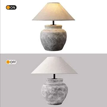Stylish Handmade Ceramic Table Lamp for Home Decor