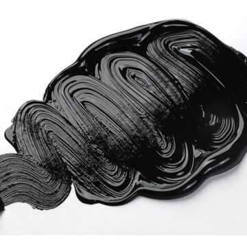 OPEN Slow-Drying Acrylics by GOLDEN, Carbon Black, 5 fl oz. tube, Professional Acrylic Paint, Opaque