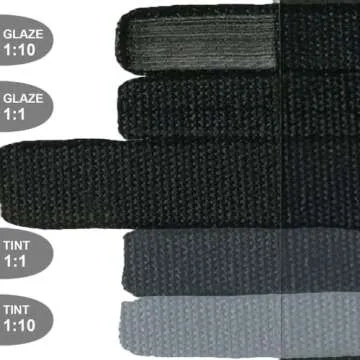 OPEN Slow-Drying Acrylics by GOLDEN, Carbon Black, 5 fl oz. tube, Professional Acrylic Paint, Opaque