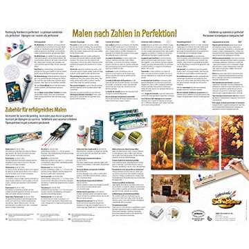 Schipper Adult Paint by Number: Tryptych Indian Summer Model Kit