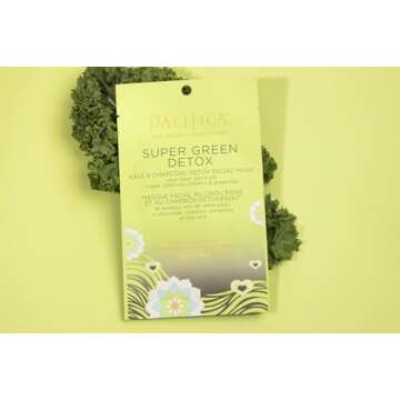 Pacifica Detox Sheet Mask - Vegan Charcoal & Clay Mask