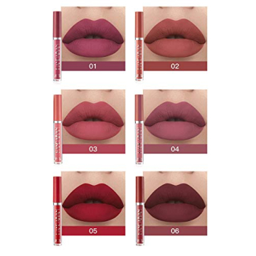6Pcs Long-Lasting Matte Liquid Lipstick Set for All Occasions