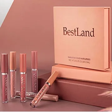 6Pcs Long-Lasting Matte Liquid Lipstick Set for All Occasions