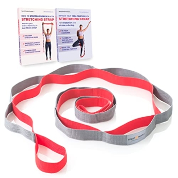 sport2people Stretching Strap - Yoga & Rehabilitation Tool
