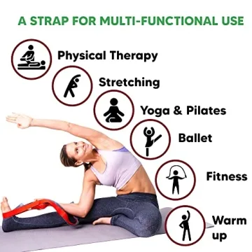 sport2people Stretching Strap - Yoga & Rehabilitation Tool