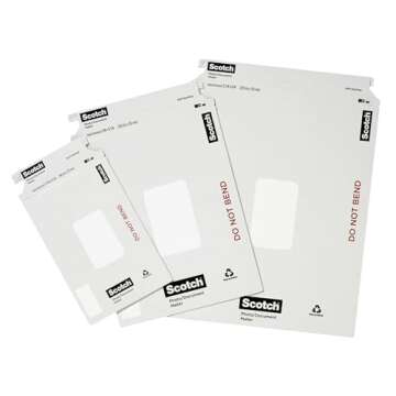 Scotch Photo/Document Mailer, 5.75 x 8.5 Inches, 12 Pack (7916)